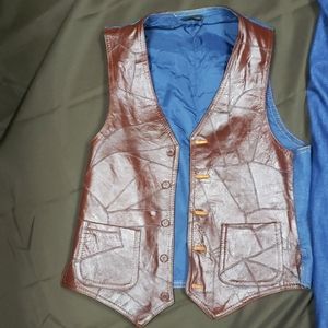 2 piece oui vintage jeans & vest